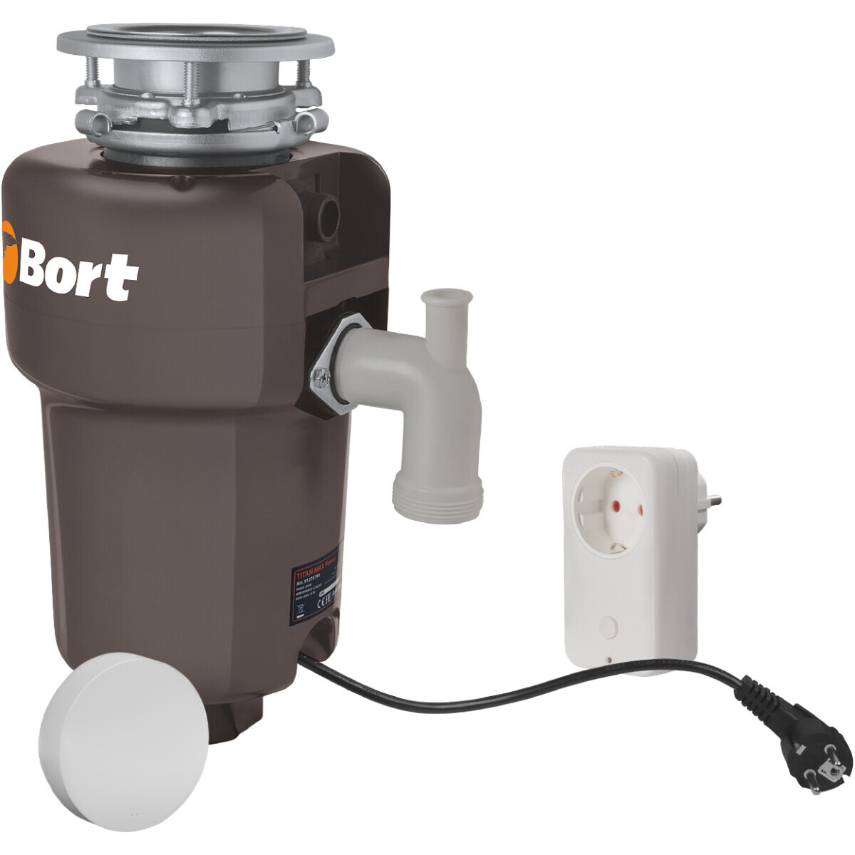 Измельчитель пищевых отходов Bort TITAN MAX Power (FullControl) - 93410266 - фото 8