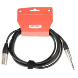 Кабель межблочный 6.3 Jack (M) - XLR (M), 3м, FORCE FMC-07 (FMC-07/3)