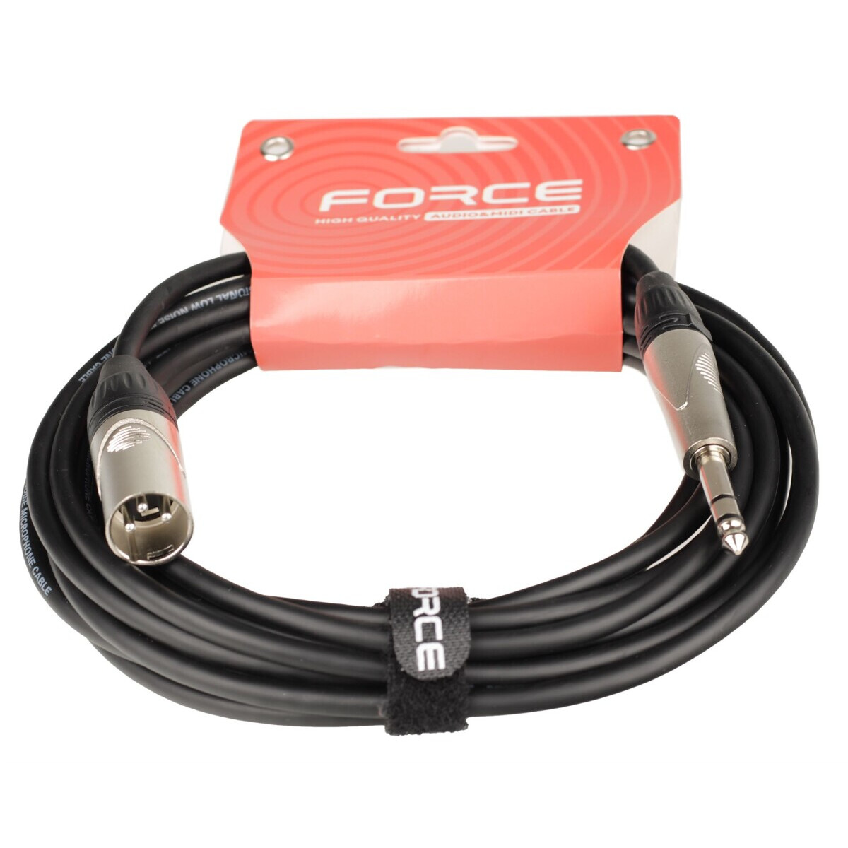 Кабель 6.3 Jack (M) - XLR (M), 6м, FORCE FMC-07 - FMC-07/6 - фото 3