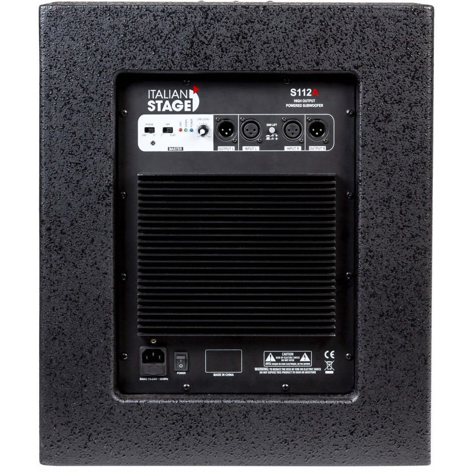 Сабвуфер ITALIAN STAGE S 112 A - S112A - фото 4