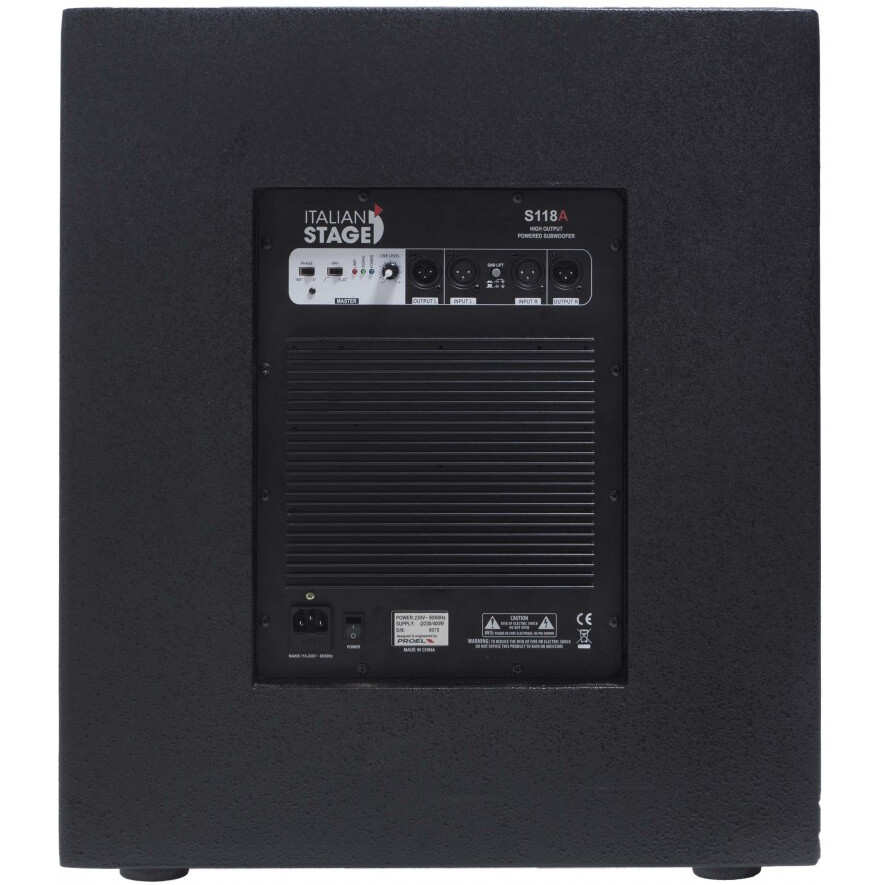 Сабвуфер ITALIAN STAGE S 118 A - S118A - фото 3