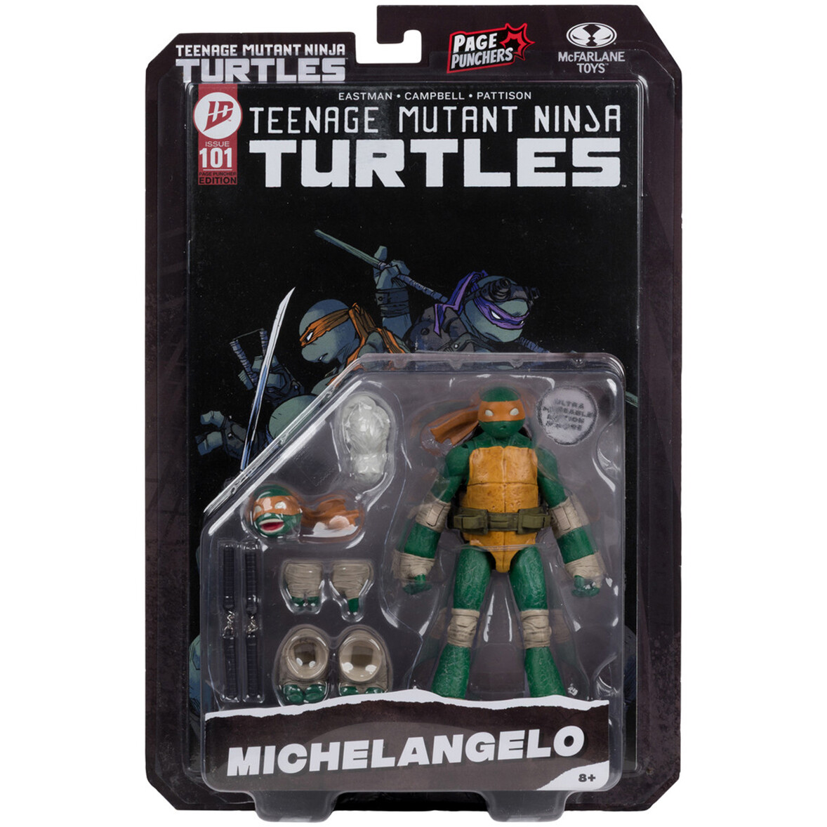 Фигурка McFarlane Toys TMNT with Comic WaVe2 Michelangelo - 11347 - фото 6