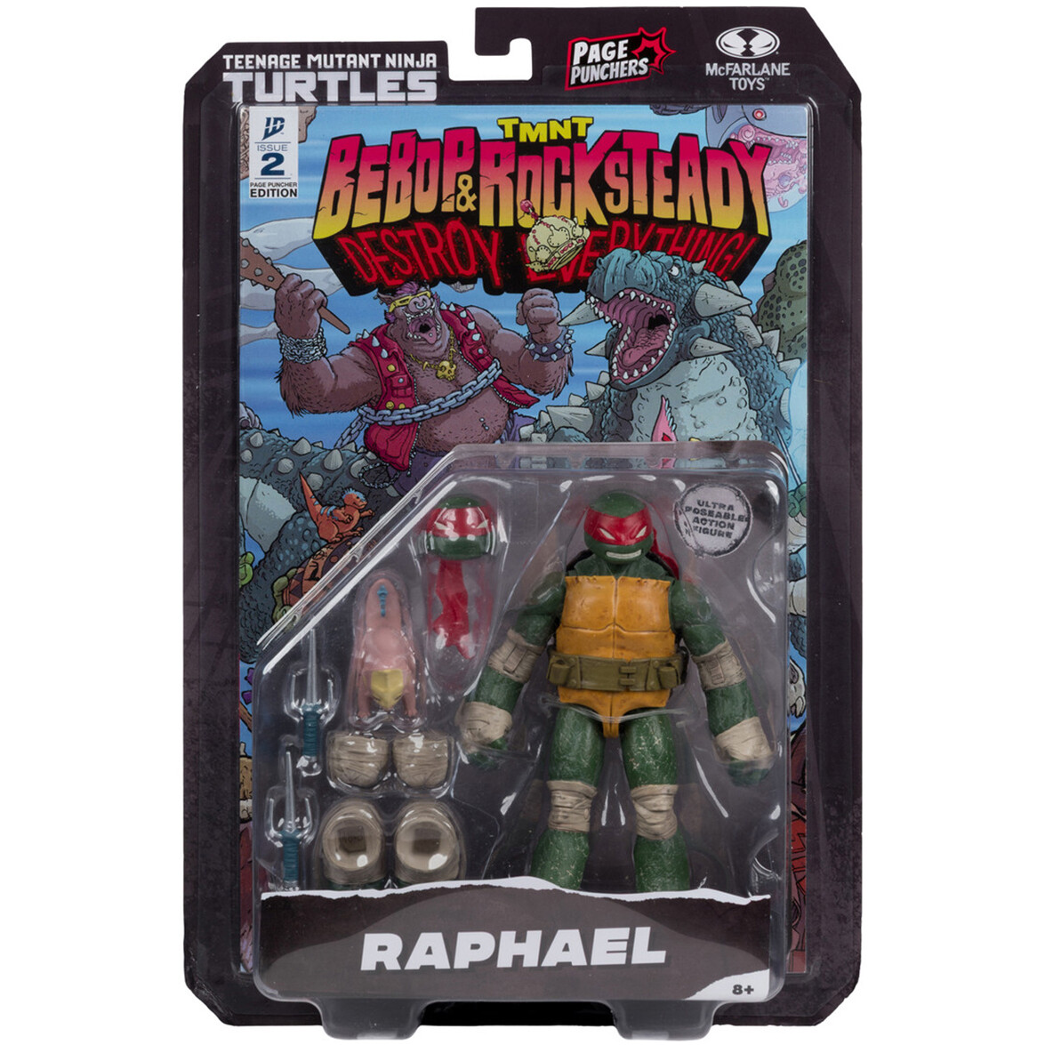 Фигурка McFarlane Toys TMNT with Comic WaVe2 Raphael - 11348 - фото 5