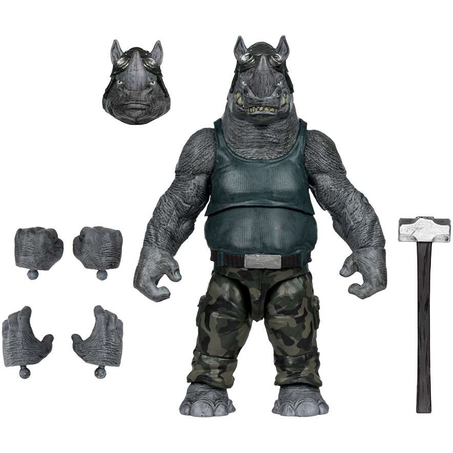 Фигурка McFarlane Toys TMNT with Comic WaVe2 Rocksteady - 11349 - фото 3