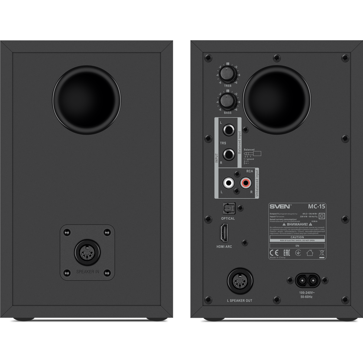 Колонки Sven MC-15 Black - SV-022822 - фото 3