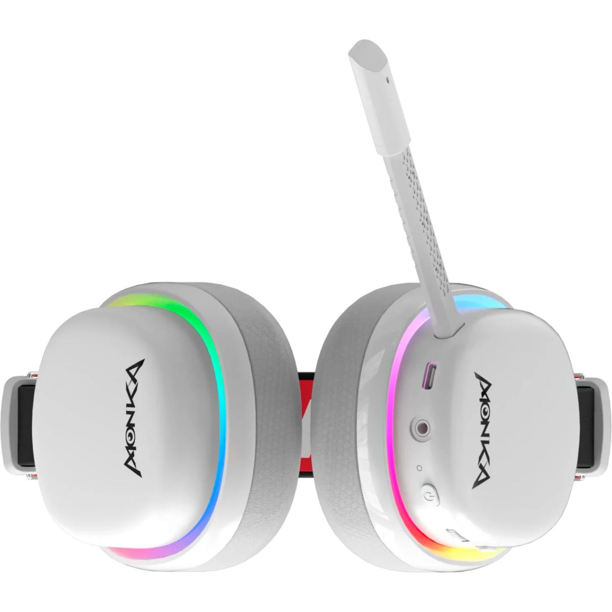 Гарнитура MARVO HG9069W Monka Echo White/Black - фото 7