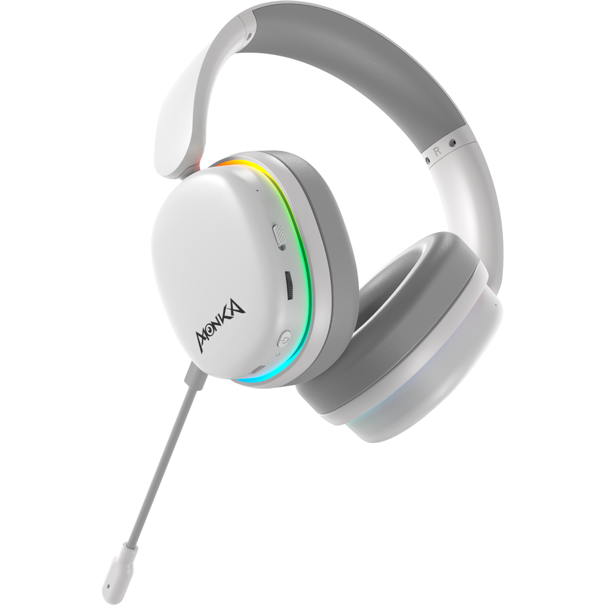 Гарнитура MARVO HG9070W Monka Echo RS White/Grey - фото 2