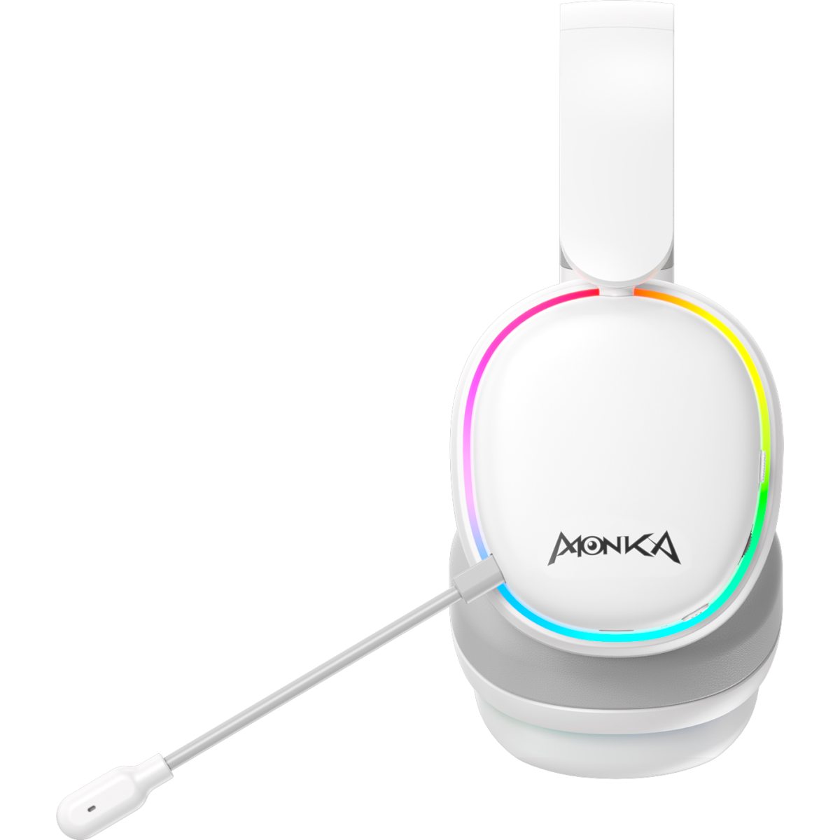 Гарнитура MARVO HG9070W Monka Echo RS White/Grey - фото 5