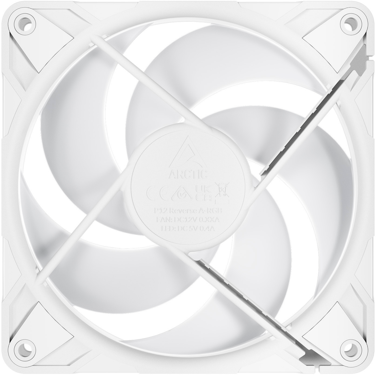 Вентилятор для корпуса Arctic P12 Pro Reverse A-RGB White - ACFAN00325A - фото 5