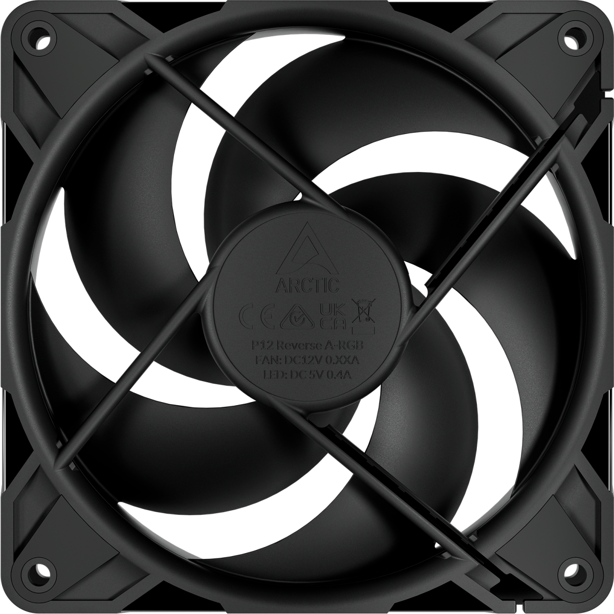 Вентилятор для корпуса Arctic P12 Pro Reverse Black - ACFAN00331A - фото 3