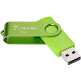 USB Flash накопитель 16Gb SmartBuy Twist Acid Green (SB016GB2TWAG)
