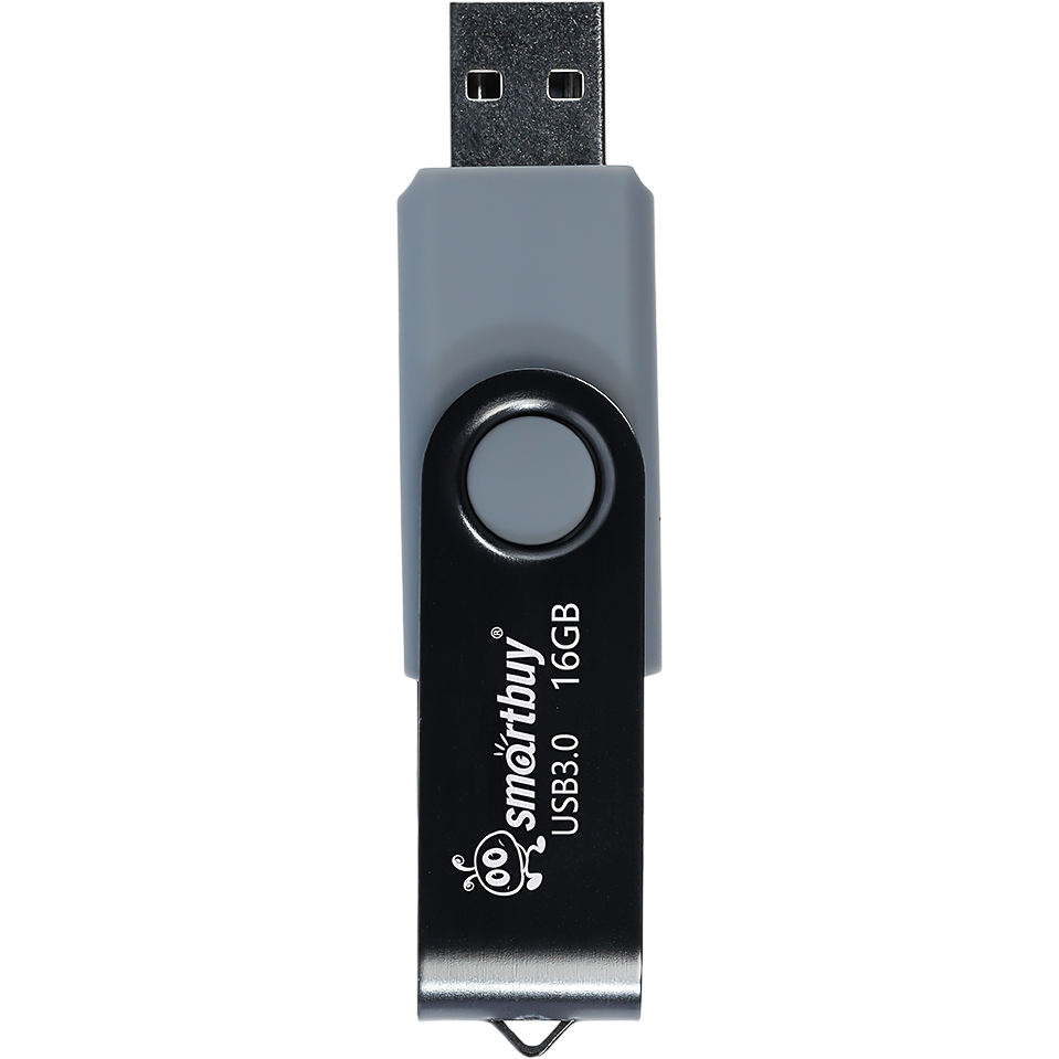 USB Flash накопитель 16GB SmartBuy Twist Black (SB016GB3TWK) - фото 2