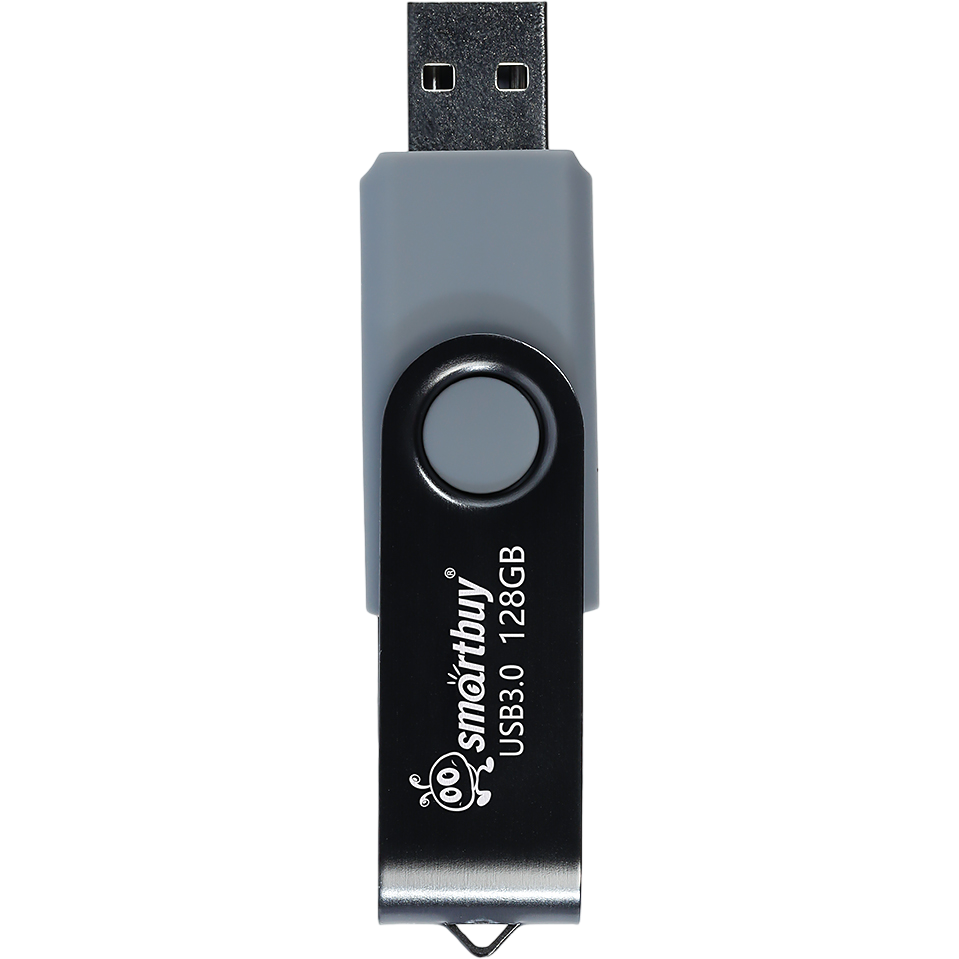 USB Flash накопитель 128GB SmartBuy Twist Black (SB128GB3TWK) - фото 2