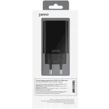 Сетевое зарядное устройство PERO TC02 Black + Lightning Cable (ТС02BL2AL)