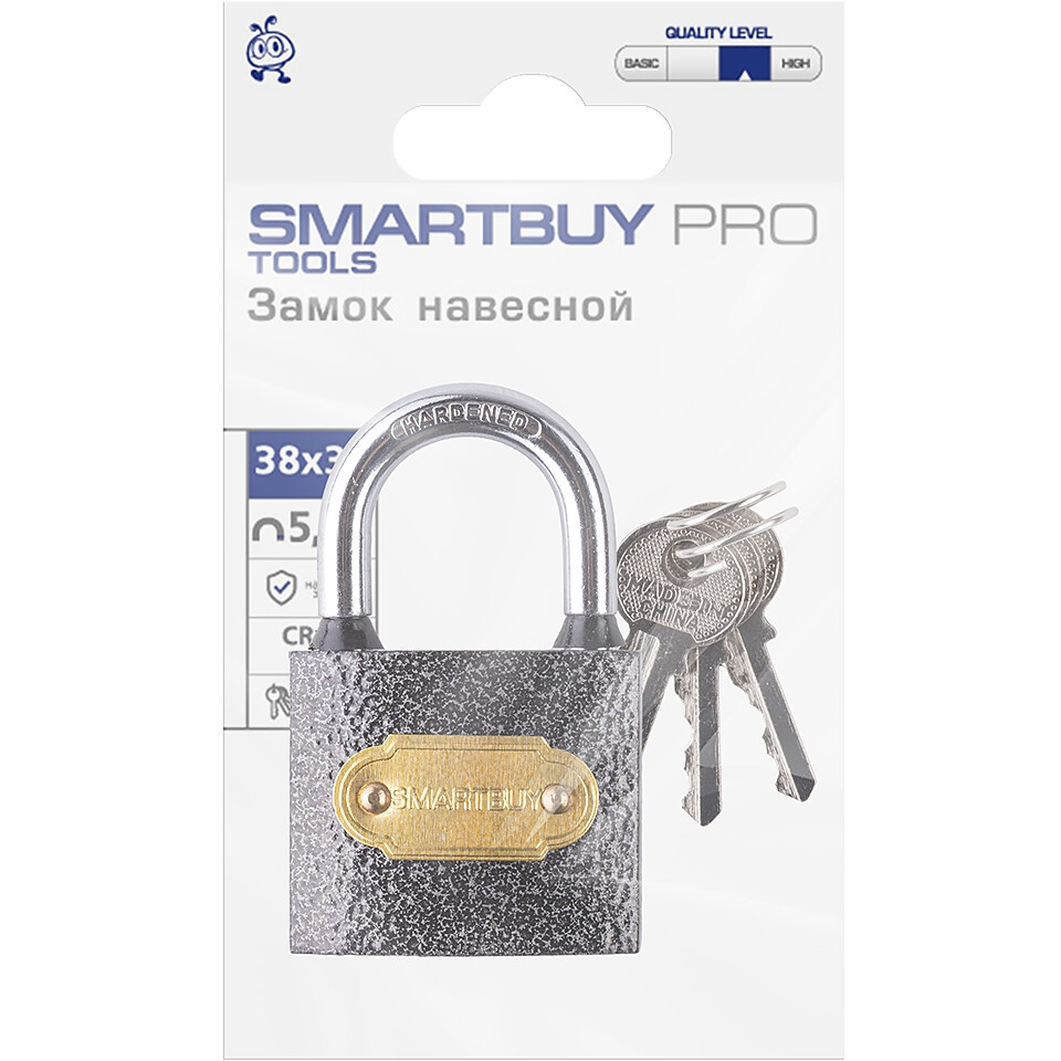 Замок навесной SmartBuy SBT-PRO-LK-3833 - фото 4