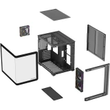 Корпус Powercase Vision Micro M5B Black (CVMM5B-A3)