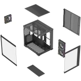 Корпус Powercase Vision Micro M5CB Black (CVMM5CHB-A3)