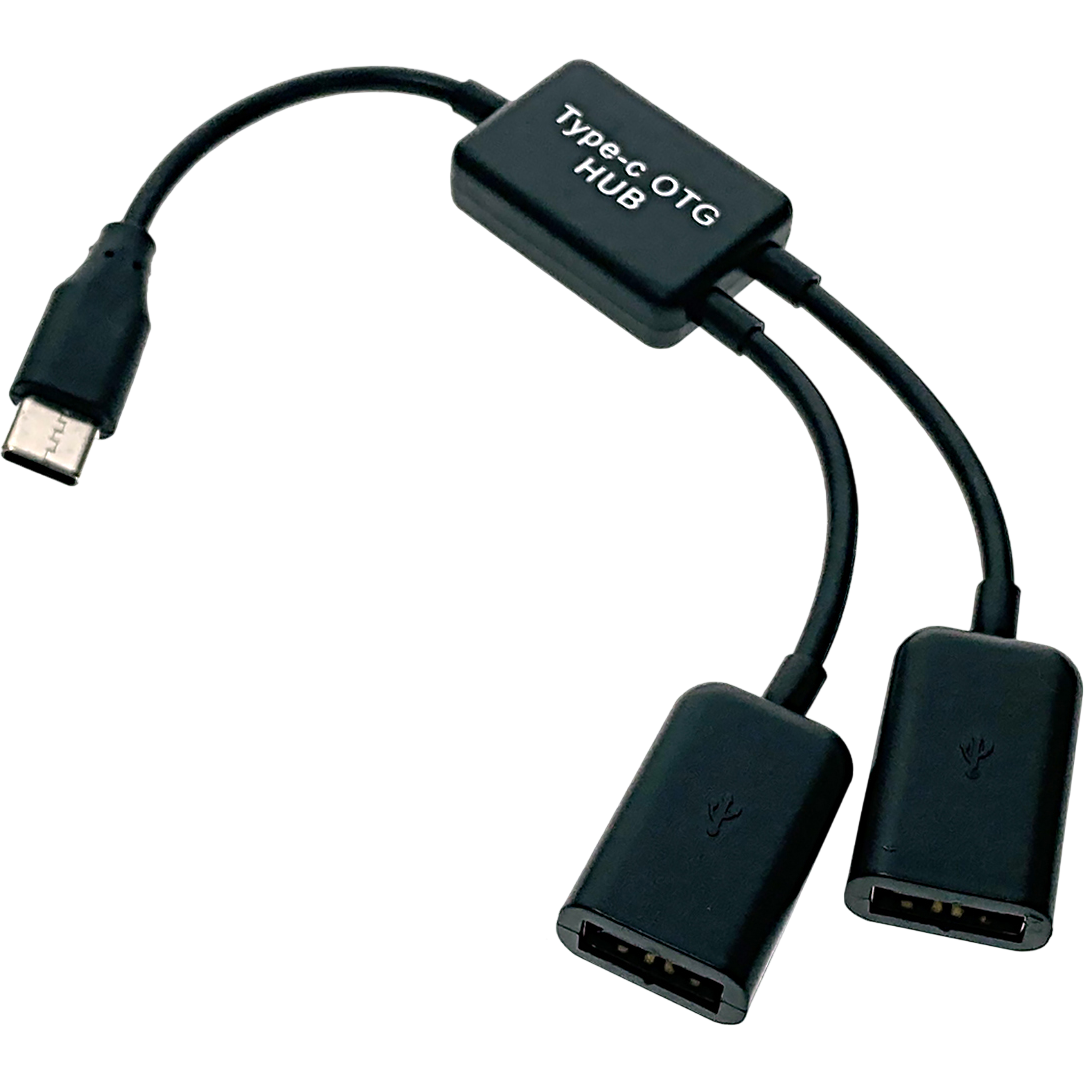 Переходник USB Type-C - 2x USB A (F), Espada EhC220
