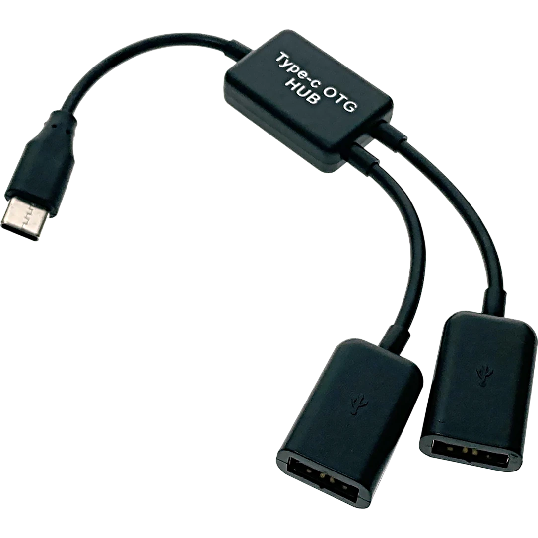 Переходник USB Type-C - 2x USB A (F), Espada EhC220 - 45696