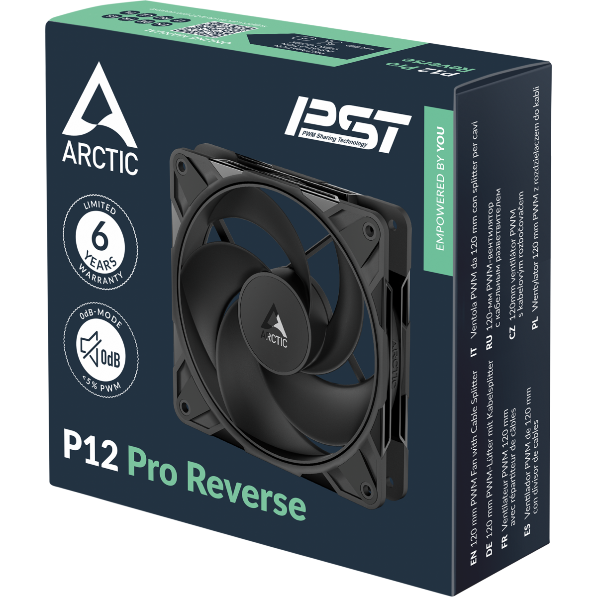 Вентилятор для корпуса Arctic P12 Pro Reverse (3 шт.) - ACFAN00332A - фото 7