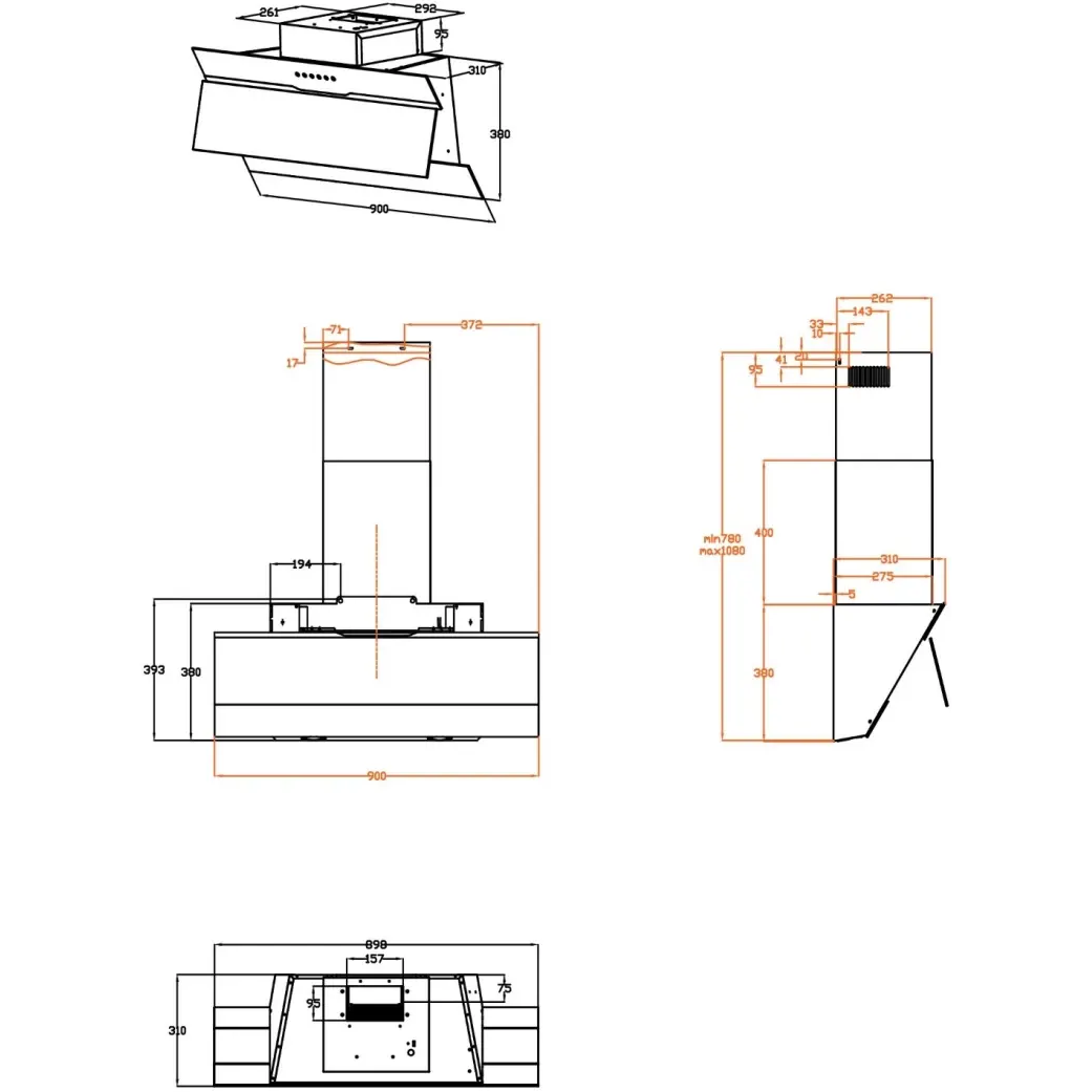 Вытяжка Haier HVX-W992GBA - TD0028563RU - фото 2