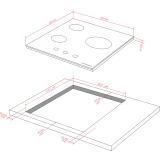 Газовая варочная панель Kuppersberg FG 40 B