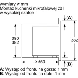 Встраиваемая микроволновая печь Bosch BFL623MB4