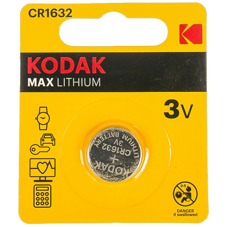 Батарейка Kodak (CR1632, 1 шт.) - Б0029113