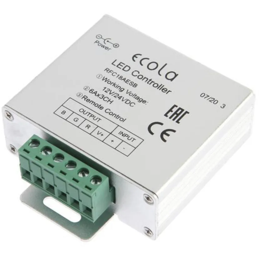 Контроллер для светодиодной ленты ECOLA RFC18AESB - фото 2
