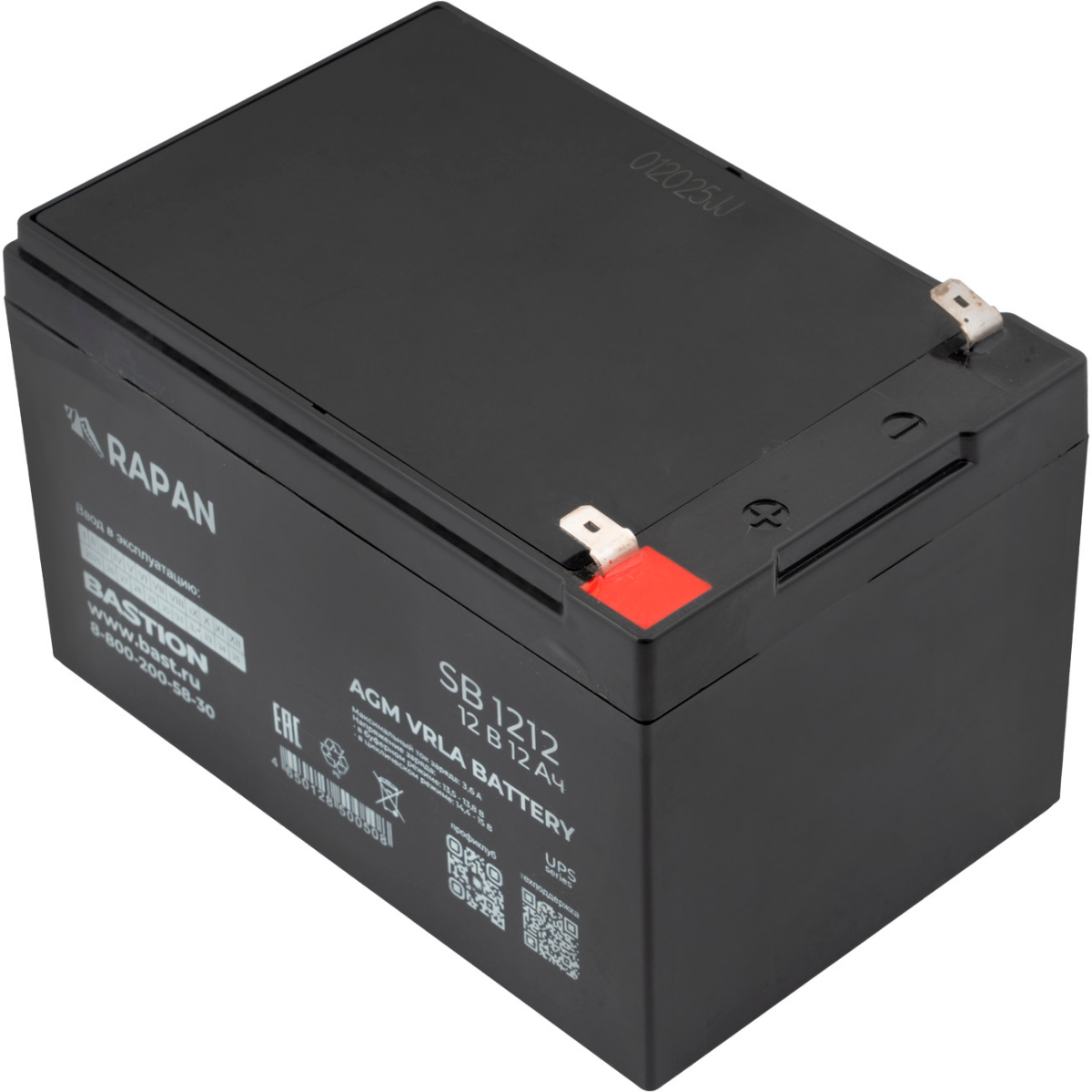 Аккумуляторная батарея Бастион RAPAN SB 1212 - 9165 - фото 4