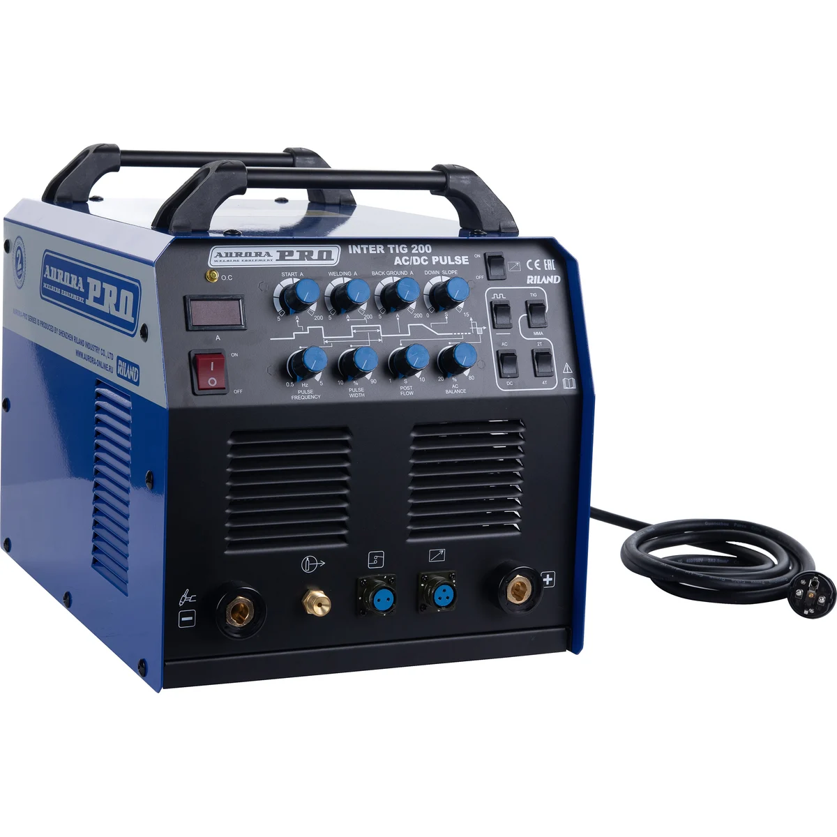 Сварочный аппарат Aurora Pro INTER TIG 200 AC/DC PULSE Mosfet - 10052