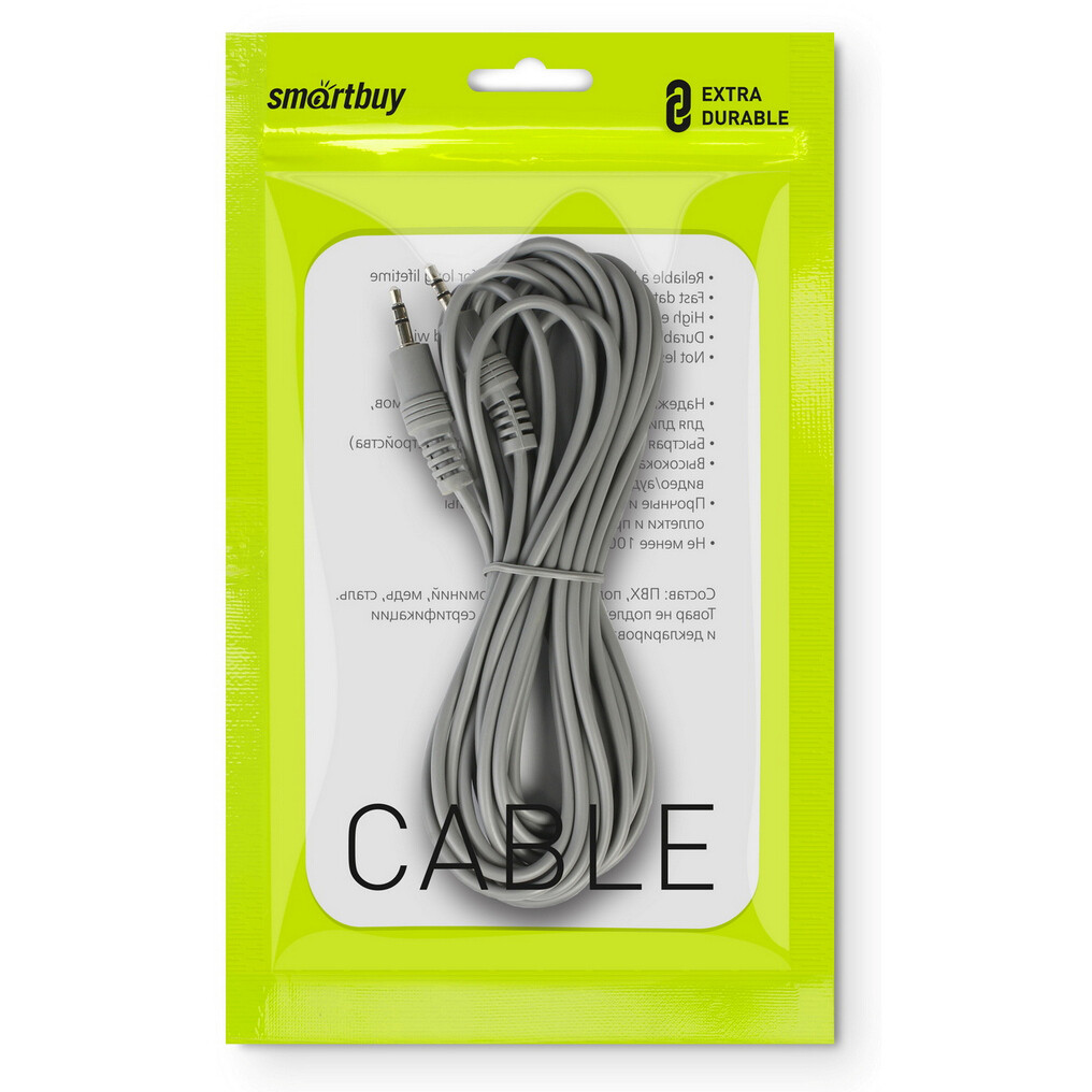 Кабель 3.5 Jack (M) - 3.5 Jack (M), 1.8м, Smartbuy KA-331-300 - фото 2