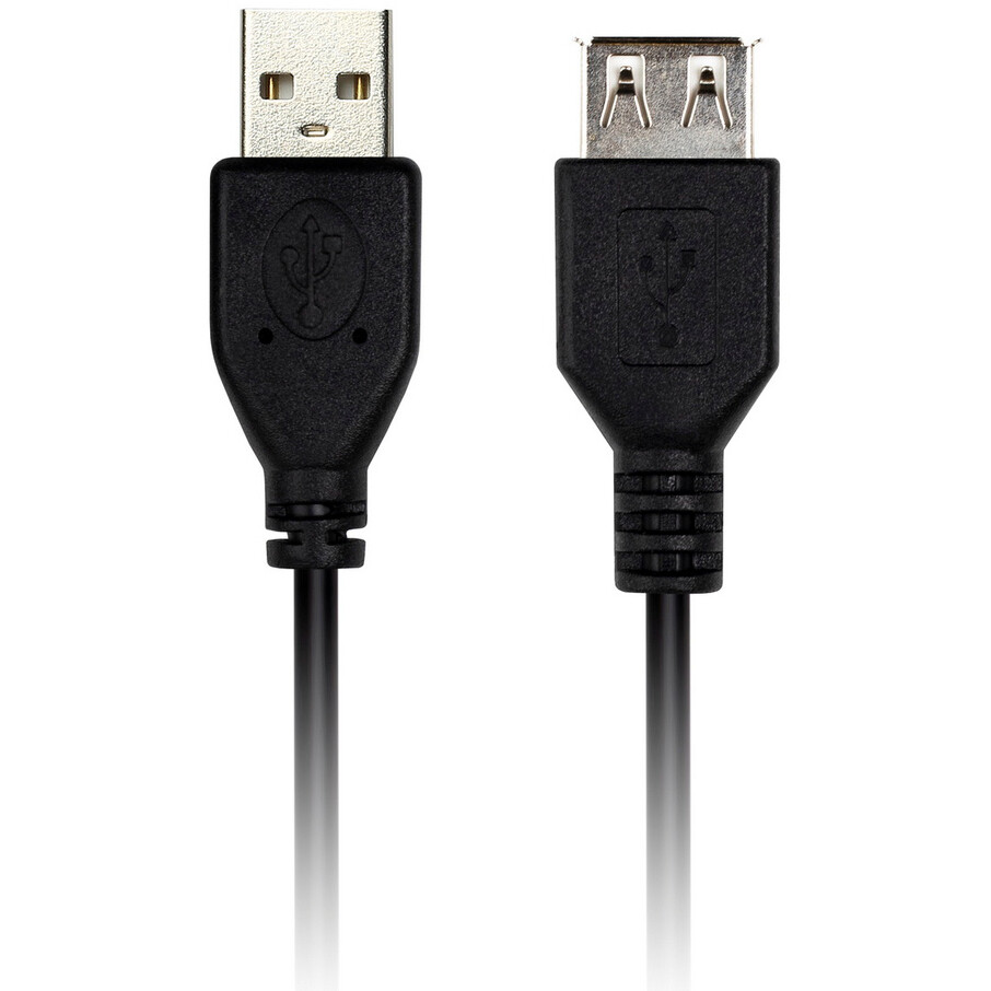 Кабель удлинительный USB A (M) - USB A (F), 5м, SmartBuy K-855-80