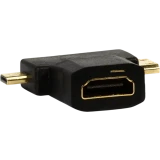 Переходник HDMI (F) - Micro HDMI/Mini HDMI (M), SmartBuy A119