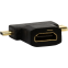 Переходник HDMI (F) - Micro HDMI/Mini HDMI (M), SmartBuy A119