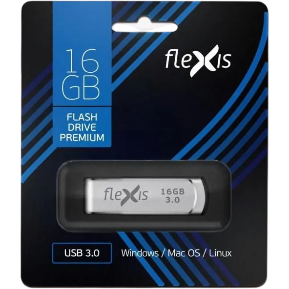 USB Flash накопитель 16Gb Flexis RS-105 Silver - FUB30016RS-105 - фото 3