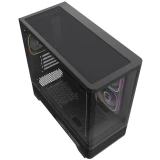 Корпус Powercase Vision Micro M6B Black (CVMM6B-A3)