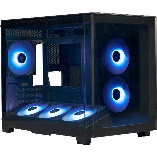 Корпус XASTRA QR500M 6ARGB-FC-C6-UC Black - QR500M-1FA36A-1FA24A-1FC12A-C6-UC - фото 2