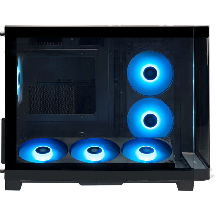 Корпус XASTRA QR500M 6ARGB-FC-C6-UC Black - QR500M-1FA36A-1FA24A-1FC12A-C6-UC - фото 4