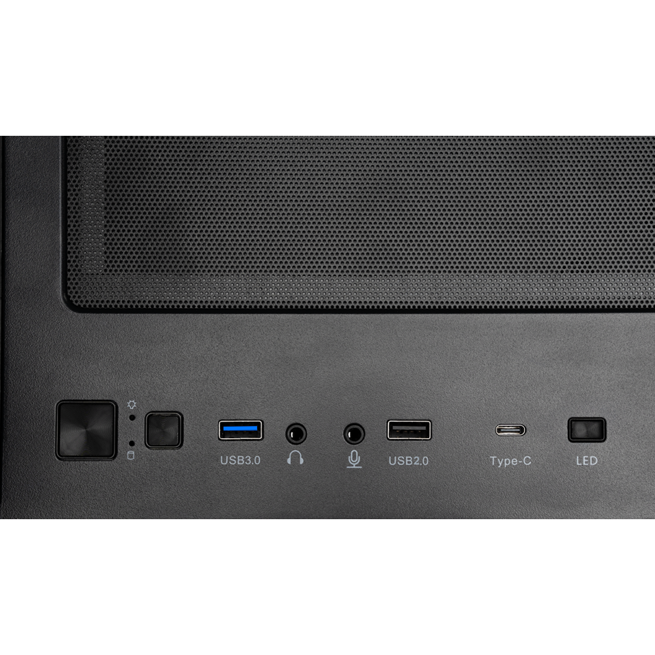 Корпус XASTRA QR500M 6ARGB-FC-C6-UC Black - QR500M-1FA36A-1FA24A-1FC12A-C6-UC - фото 10