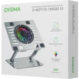 Охлаждающая подставка для ноутбука Digma D-NCP170-1XRGB110
