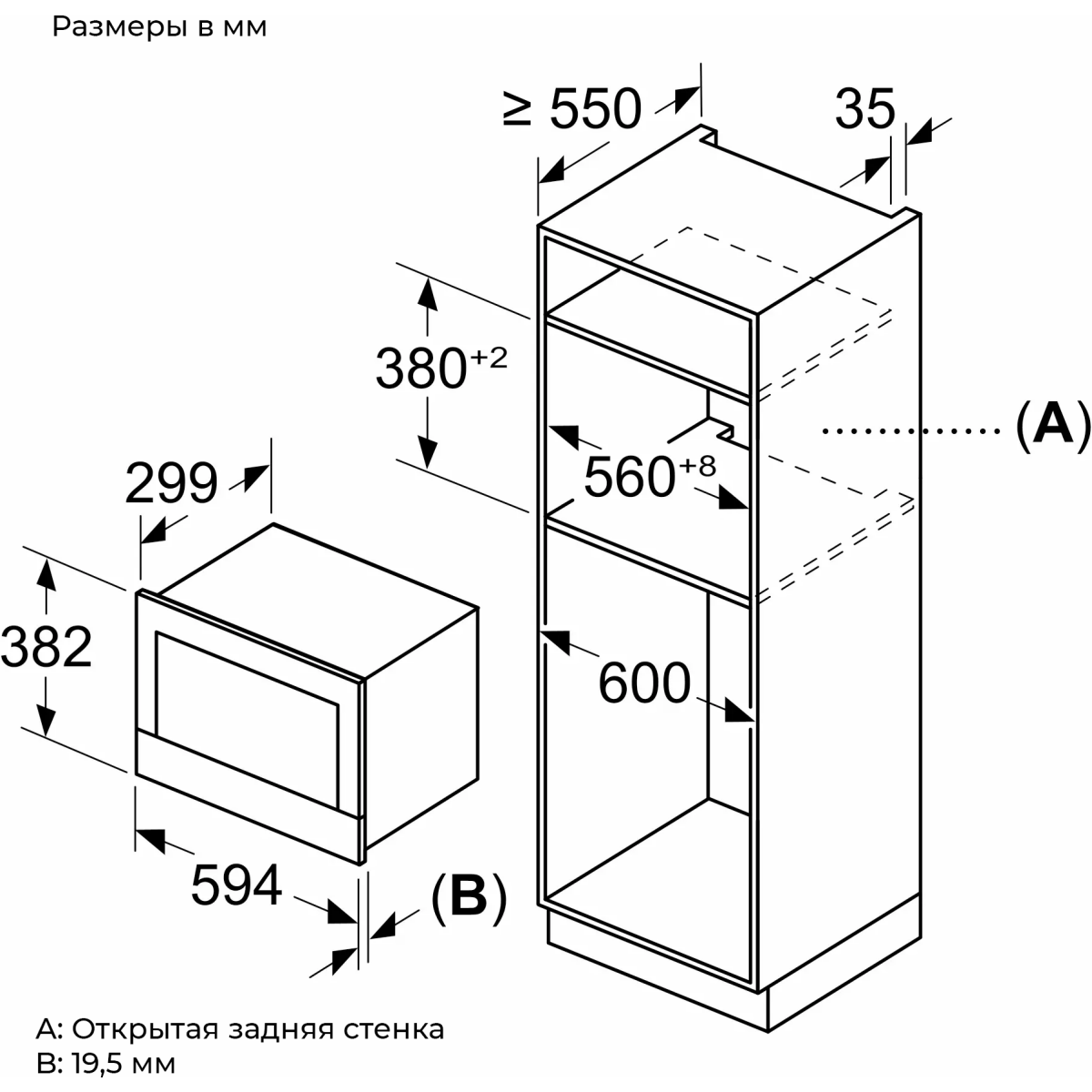 Встраиваемая микроволновая печь Bosch BFR7221B1 - фото 6