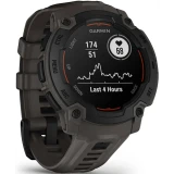 Умные часы Garmin Instinct E 45 mm Black with Charcoal Band (010-02933-00)
