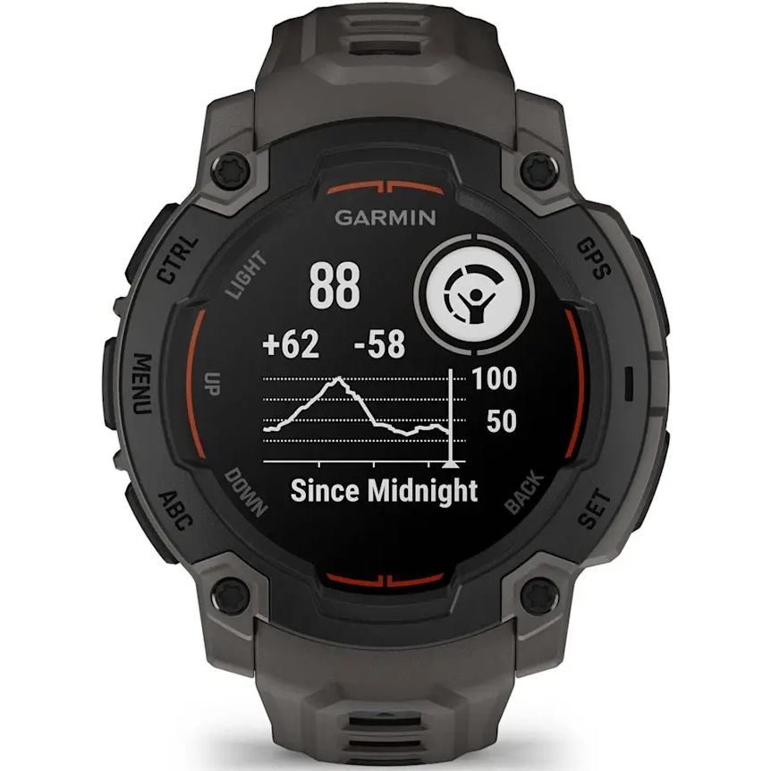 Умные часы Garmin Instinct E 45 mm Black with Charcoal Band - 010-02933-00 - фото 4