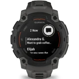 Умные часы Garmin Instinct E 45 mm Black with Charcoal Band (010-02933-00)