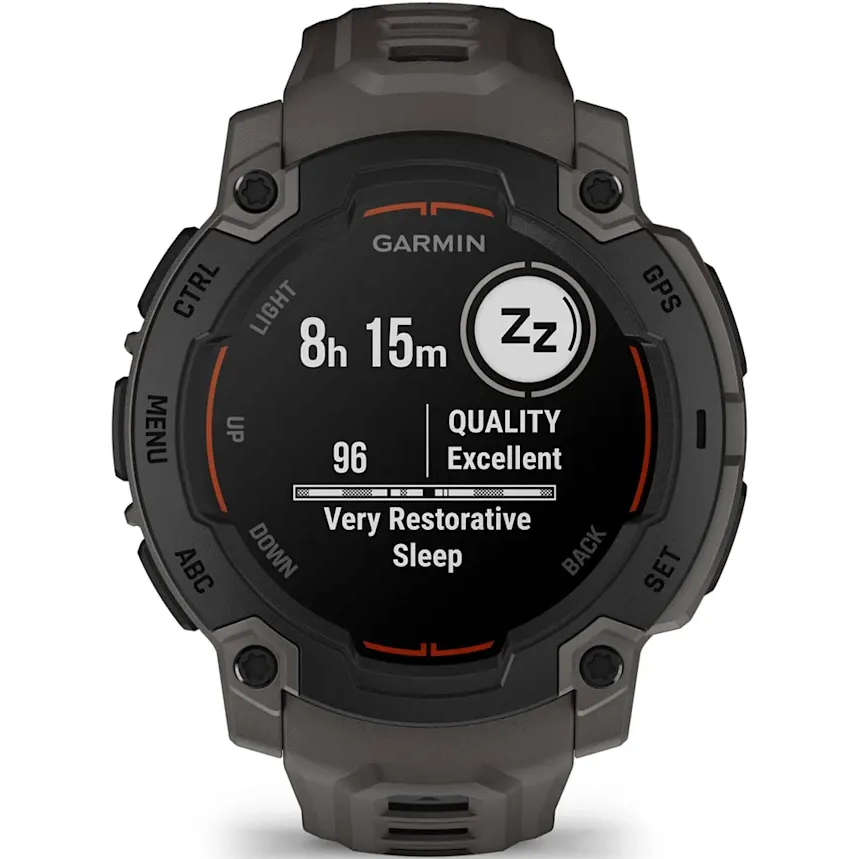 Умные часы Garmin Instinct E 45 mm Black with Charcoal Band - 010-02933-00 - фото 7