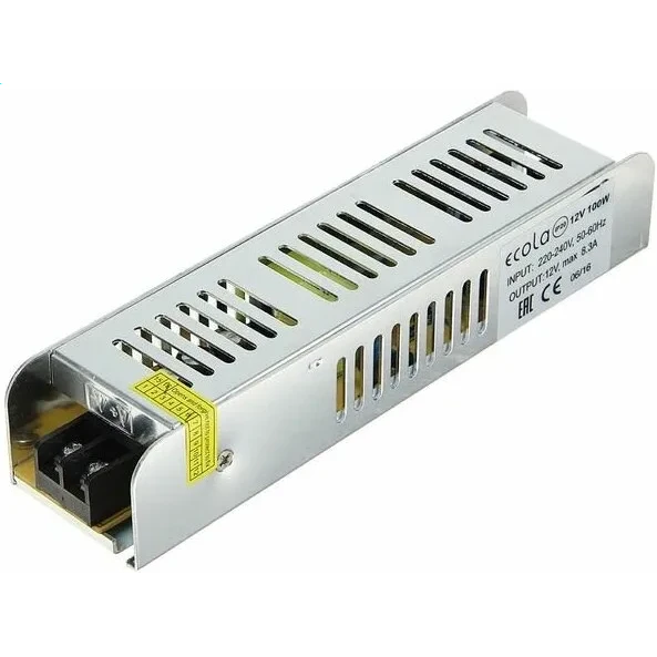 Блок питания для светодиодной ленты ECOLA B2N100ESB