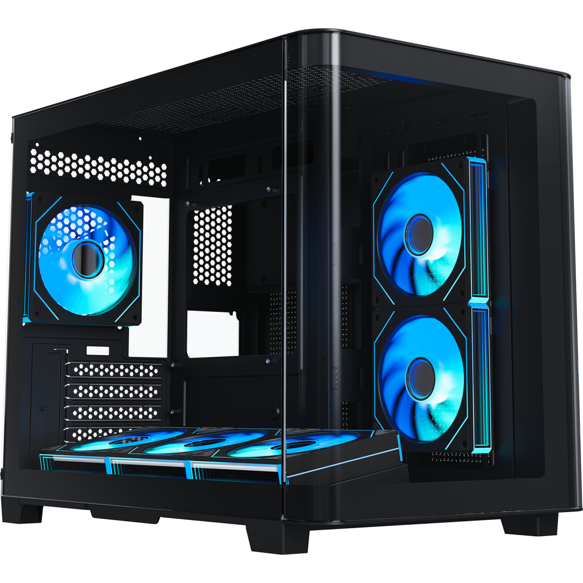 Корпус XASTRA QR500M 6ARGB-FM-C10-UC Black