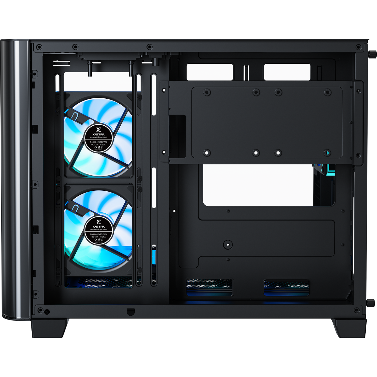 Корпус XASTRA QR500M 6ARGB-FM-C10-UC Black - QR500M-6FM12A-C10-UC - фото 5