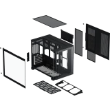 Корпус XASTRA QR500M 6ARGB-FM-C10-UC Black (QR500M-6FM12A-C10-UC)